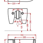 Artceram Faster Биде подвесное 37х53 см