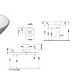 Duravit Bacino Раковина круглая 42