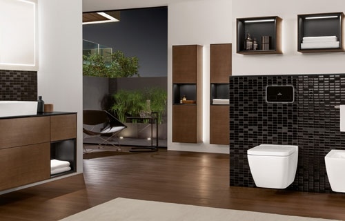Villeroy&Boch коллекция FINION унитаз с открытым смывным краем