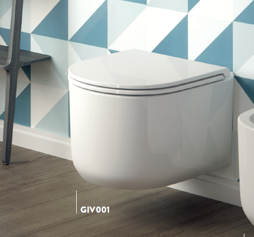 Artceram Gio Evolution Унитаз подвесной безободковый 37х55 см